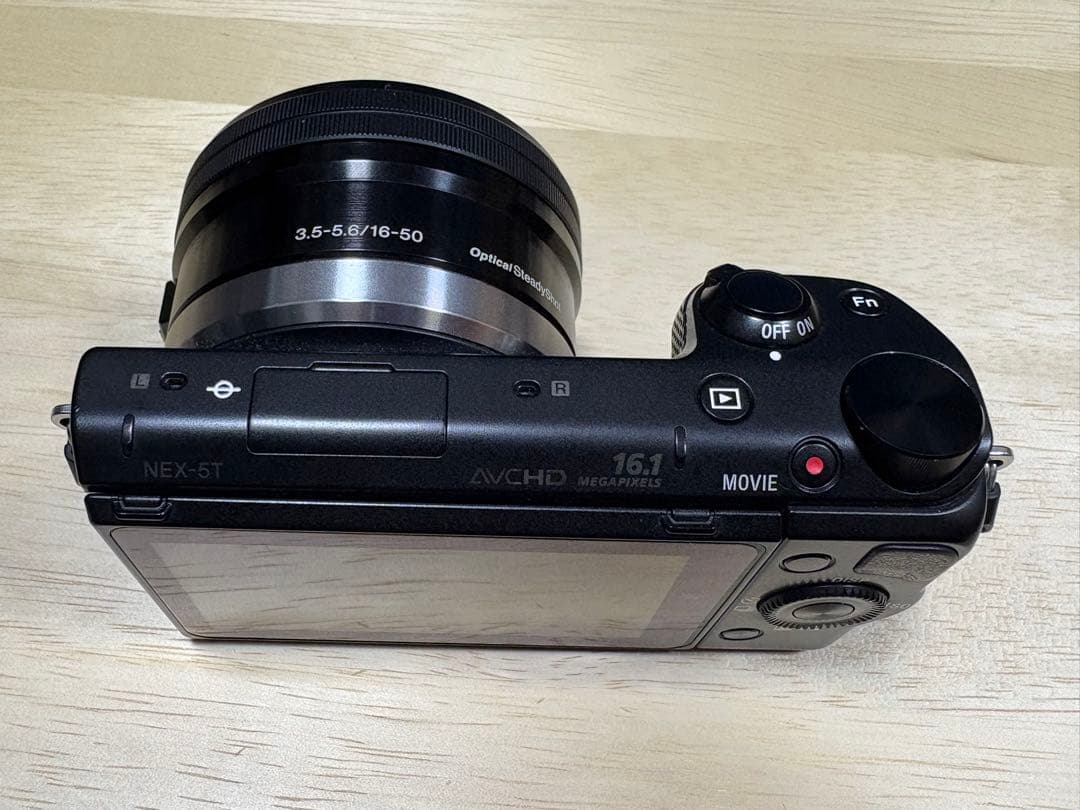 SONY NEX-5T ミラーレス一眼 16-50mm 専用ストロボ付