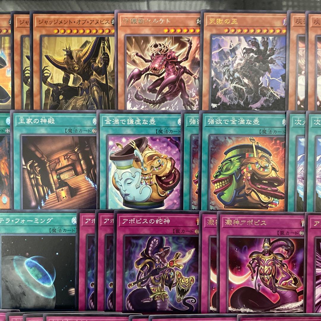 大会優勝構築 リシドデッキ 刻印を持つ者 王の遺宝祀りし聖域 聖神蛇アポピス