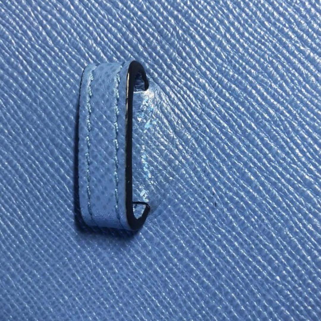 Smythson PanamaレザーA5三つ折りノートホルダー