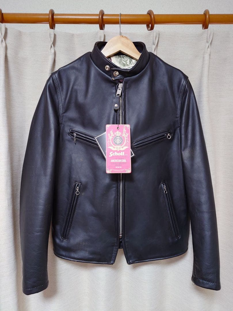 SCHOTT 110周年限定 シングルライダース 36 659US 新品ショット