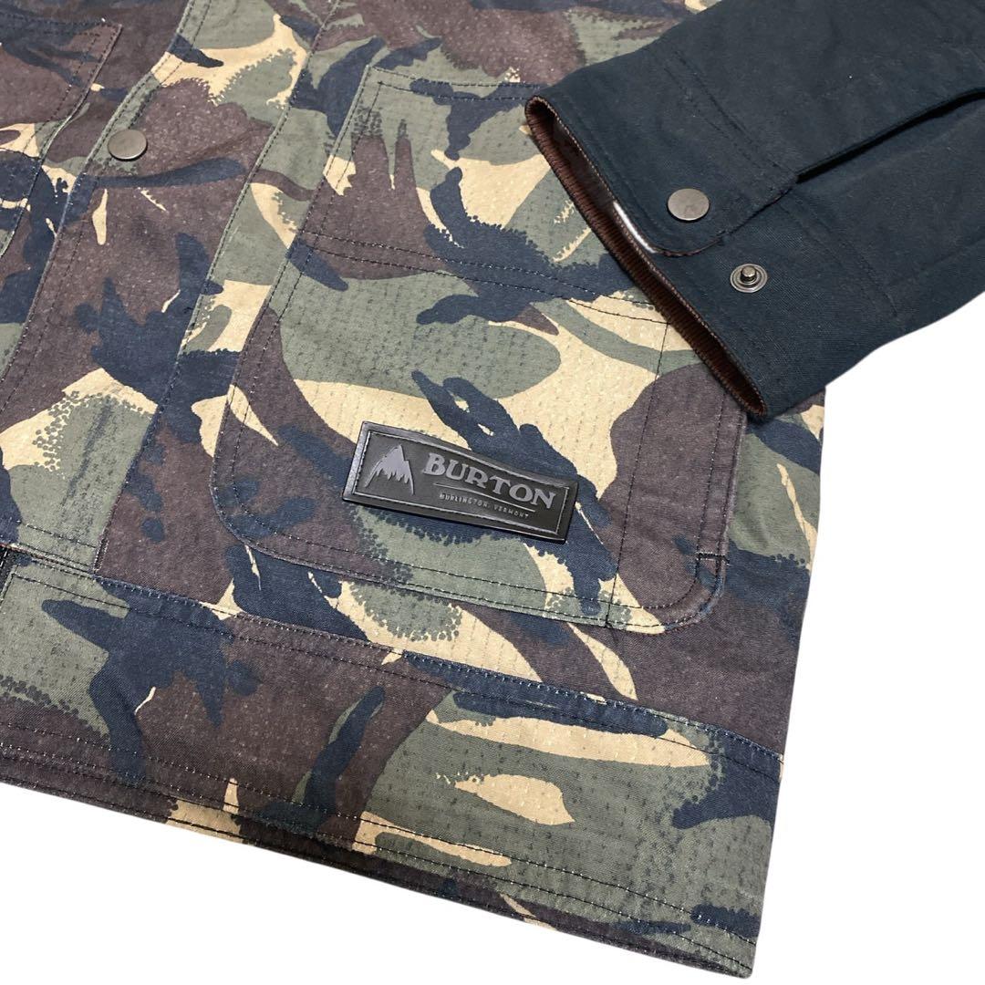BURTON 迷彩柄 スノーボードウェア、ジャケット　Sサイズ