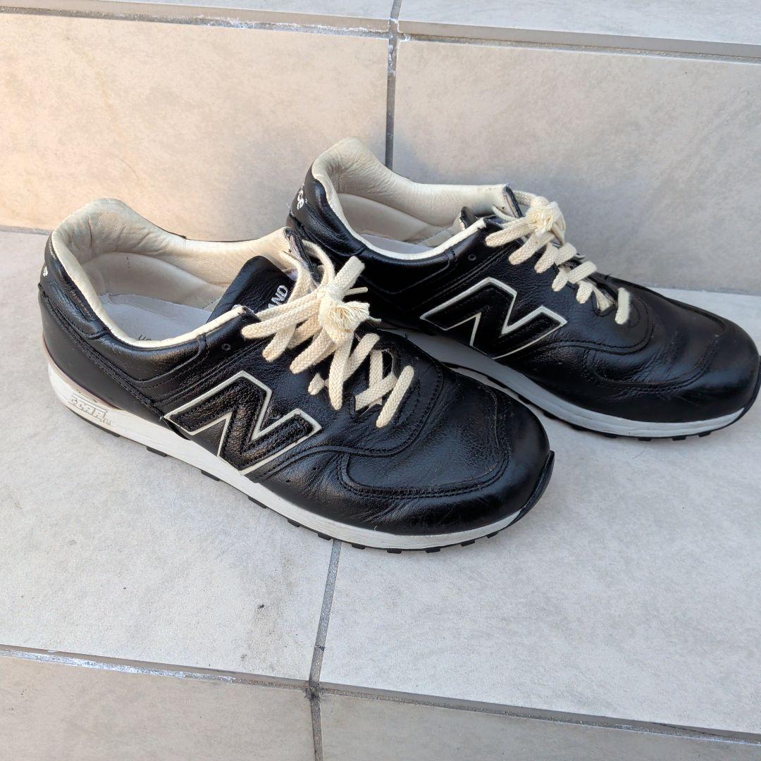 New Balance 576 　ブラック　レザー　スニーカー