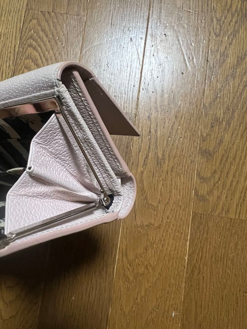 ヴィヴィアンウエストウッド 三つ折り財布 レザー ピンク