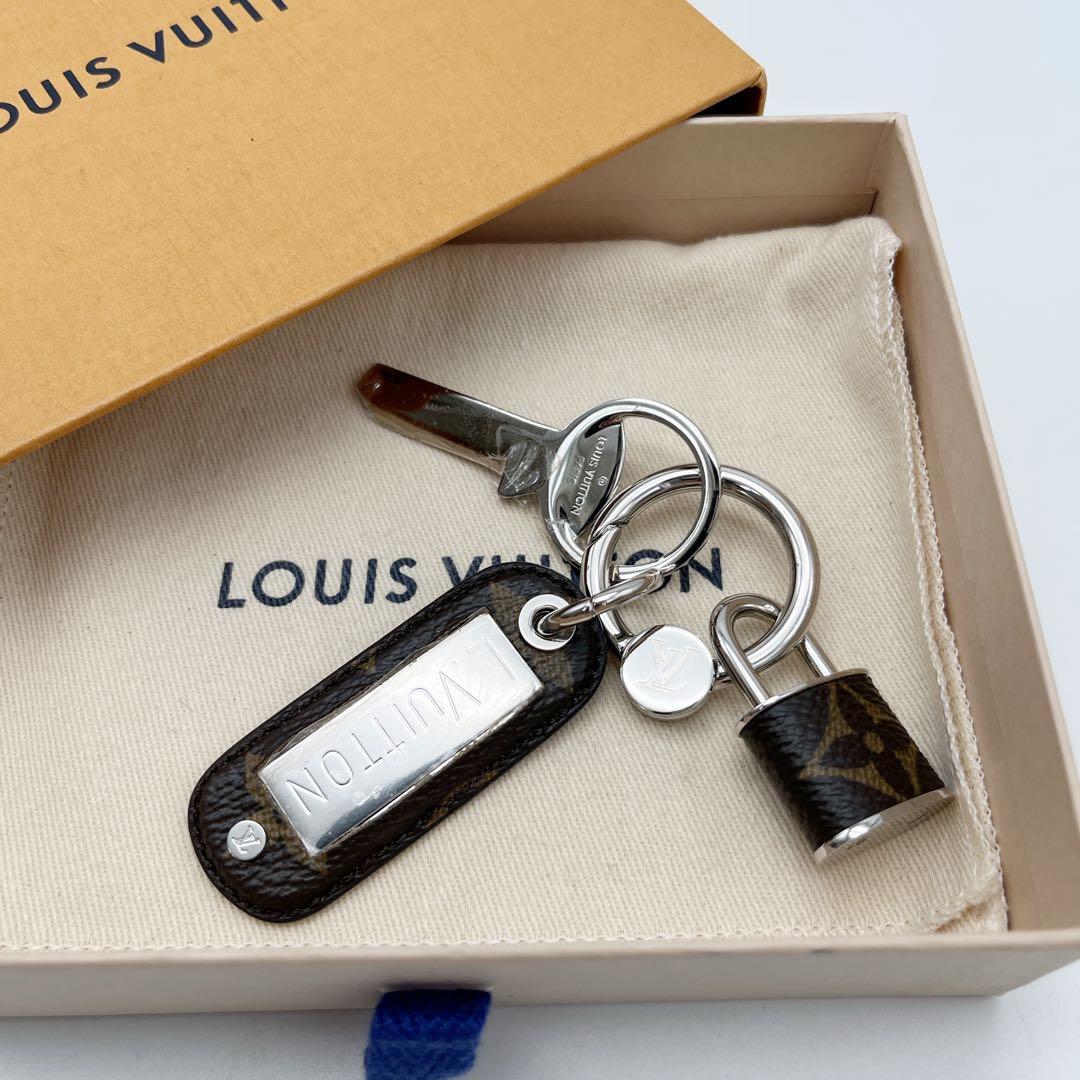 ルイヴィトン モノグラム ロック キーホルダー キーリング バッグチャーム 希少