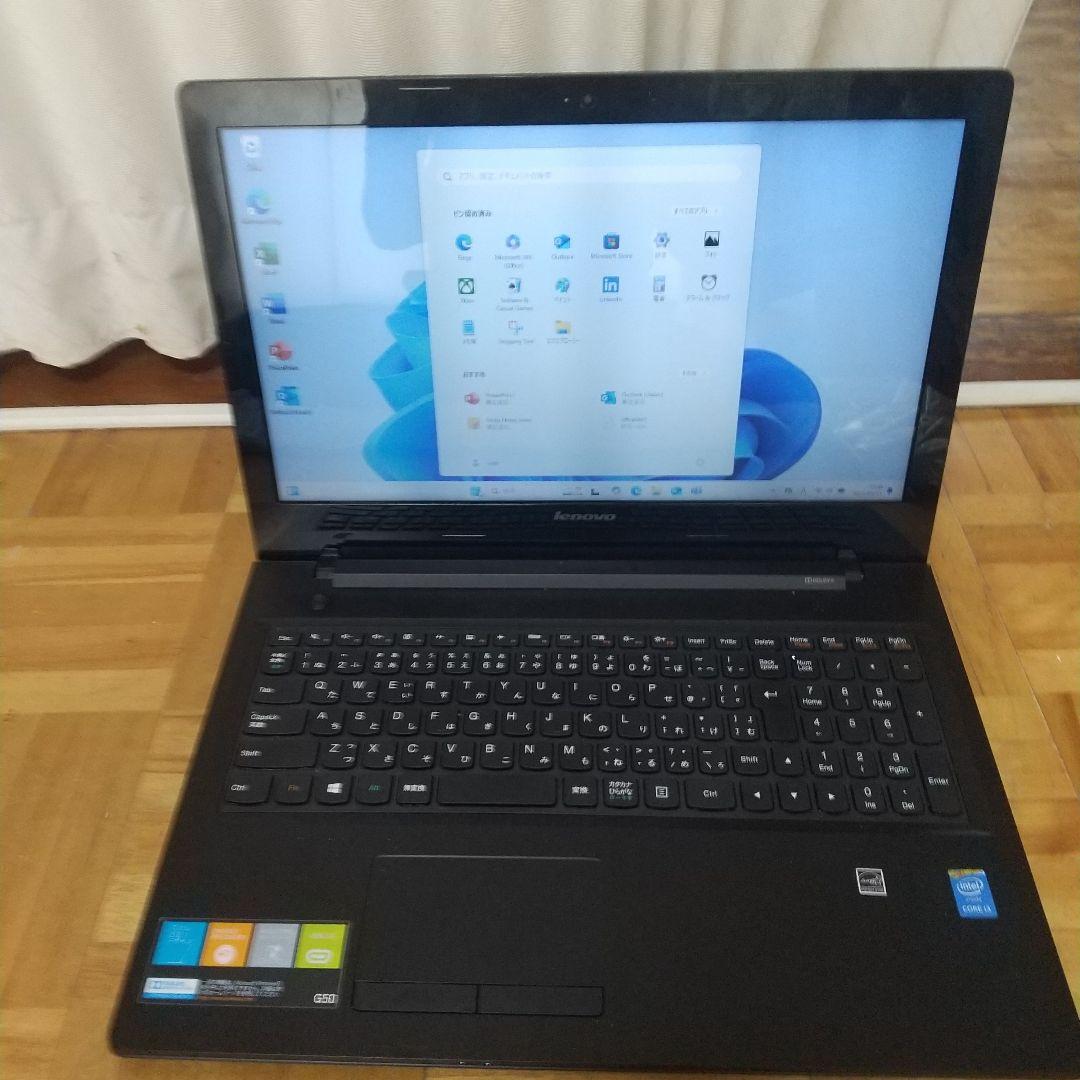 【まだ値下げ】ブラックノートPC Win11 500G SSD Office