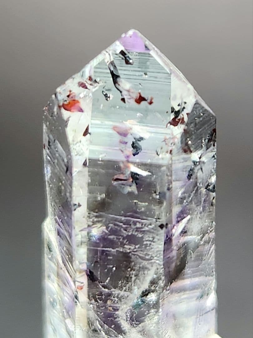 美品✨レピドクロサイト入り アメシスト ポイント