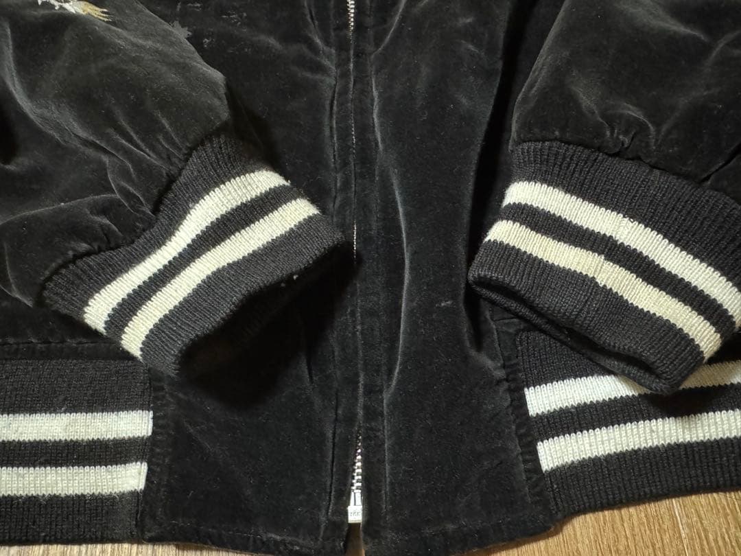 雰囲気系 Hoshihime 別珍 スカジャン スーベニアジャケット ブラック