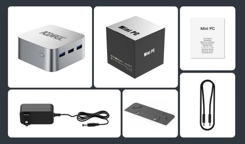 【新品】 ACEMAGIC ミニPC N100 メモリ12GB SSD256GB