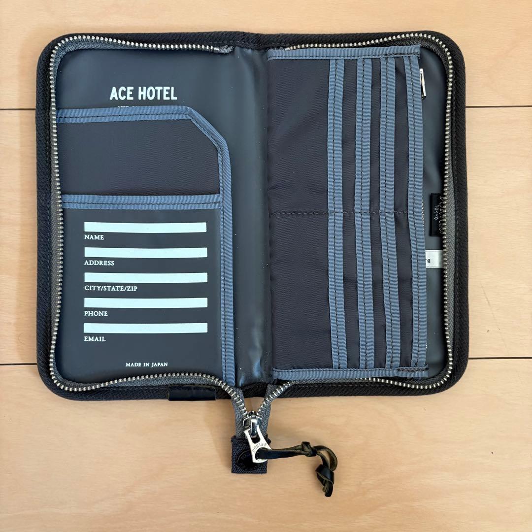 ACE HOTEL×PORTER×B印 YOSHIDA トラベルウォレット