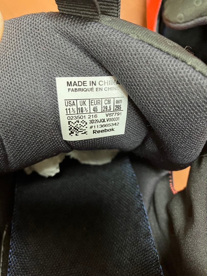 【未使用】Reebok インスタポンプフューリー　アシム　29.5cm