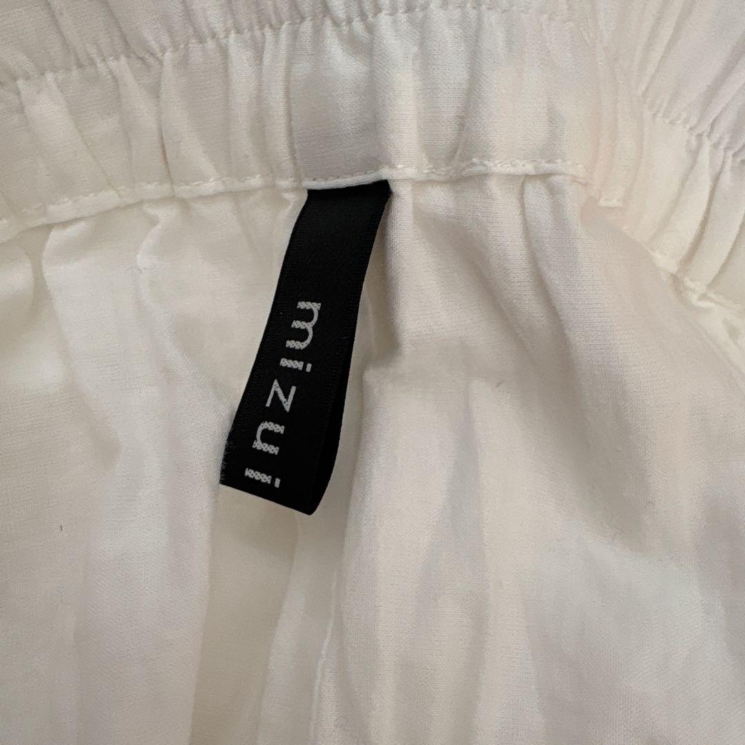 [mizuiro ind/ミズイロインド] ボリュームフレアロングスカート