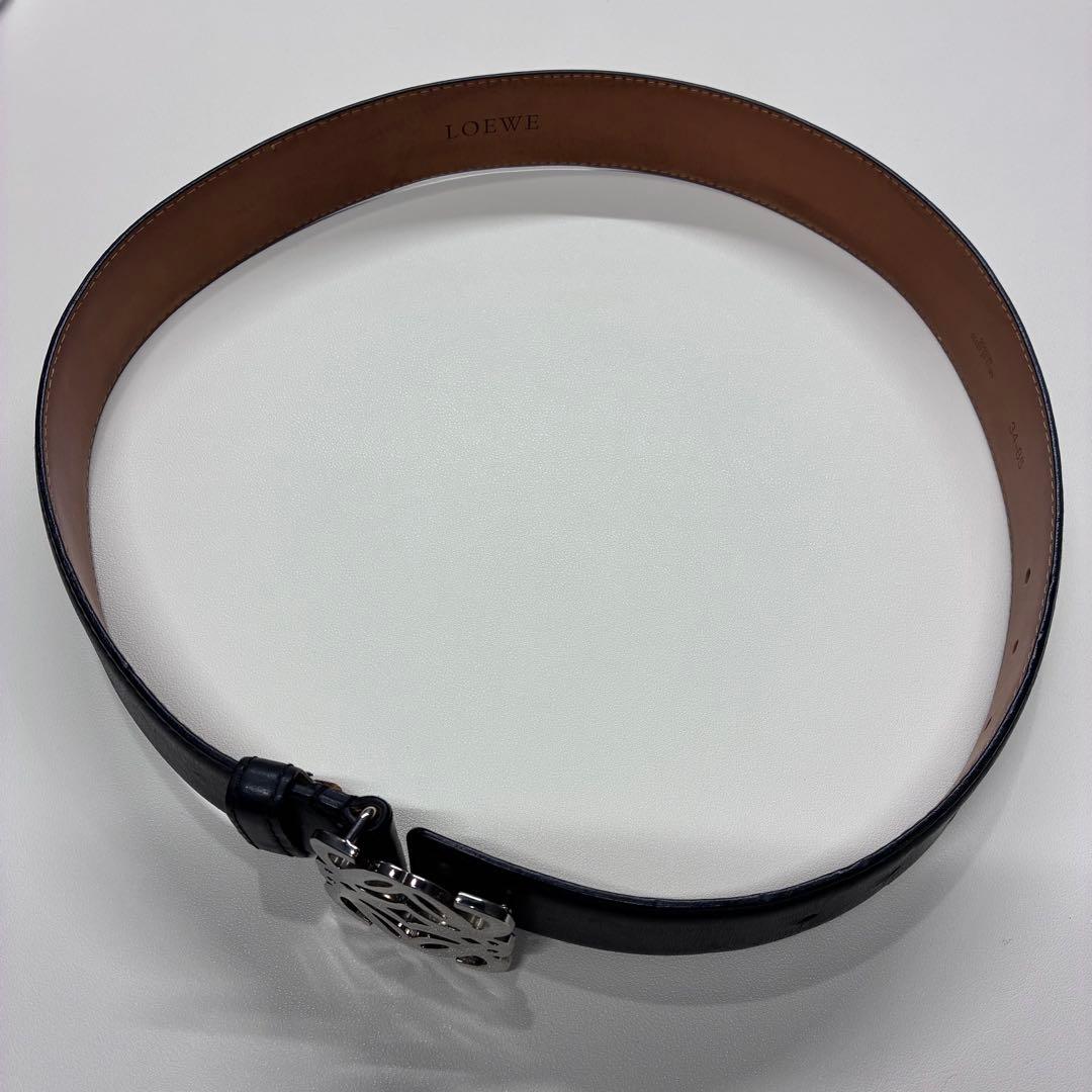 LOEWE アナグラム レザー ベルト 34-85