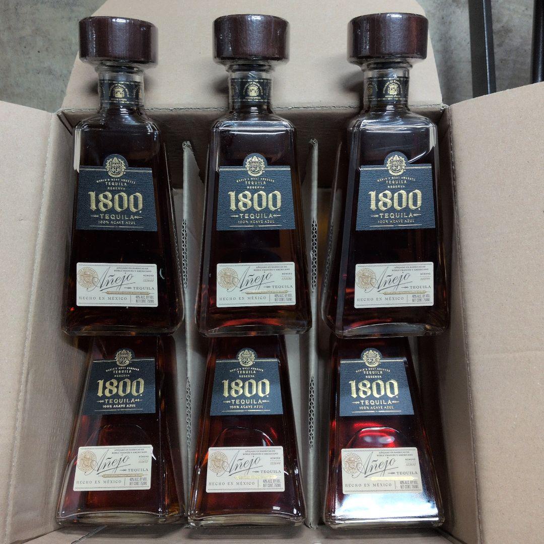 1800 Tequila Añejo 750ml 6本セット