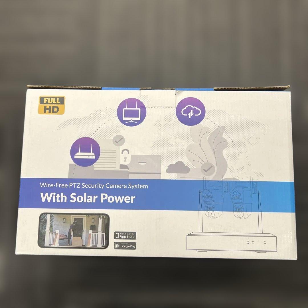 601541 VORGUT 防犯カメラ 屋外 モニター付き 2台セット