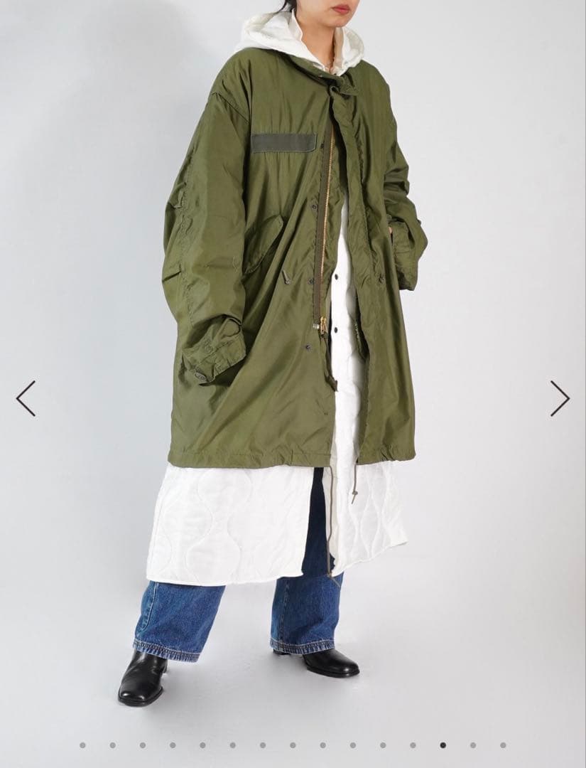special vintage 1980s US ARMY LINER コート