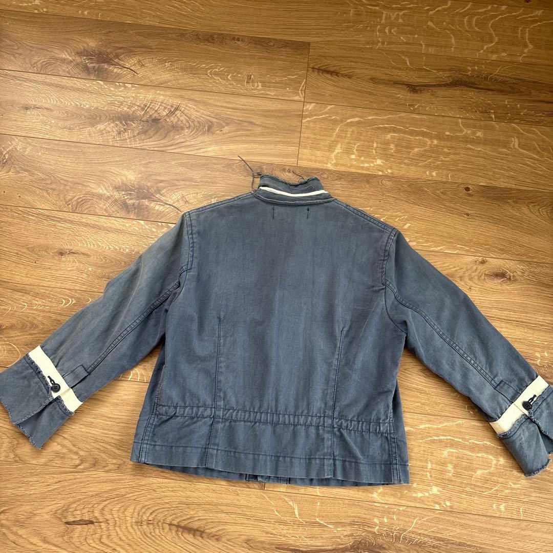 トリコムデギャルソン　ミリタリージャケット カーキ　Lサイズ　ビンテージ