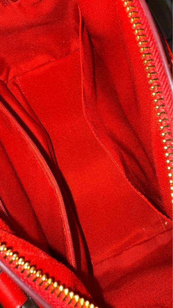 COACHバッグ ブラウン/レッド