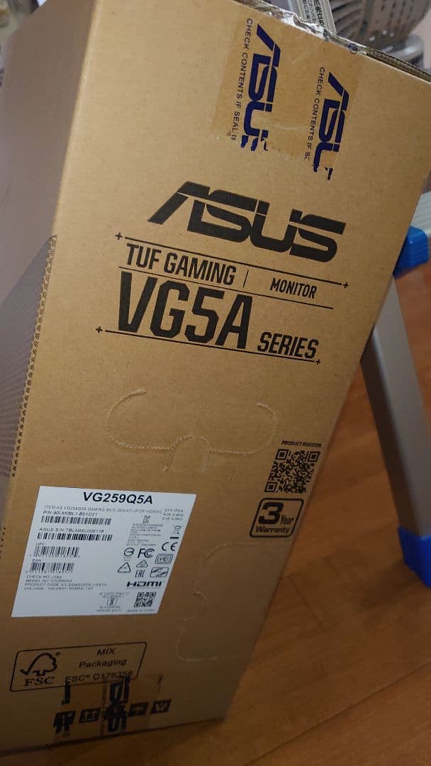 新品 ASUS ゲーミングモニター VG259Q5A 24.5インチ