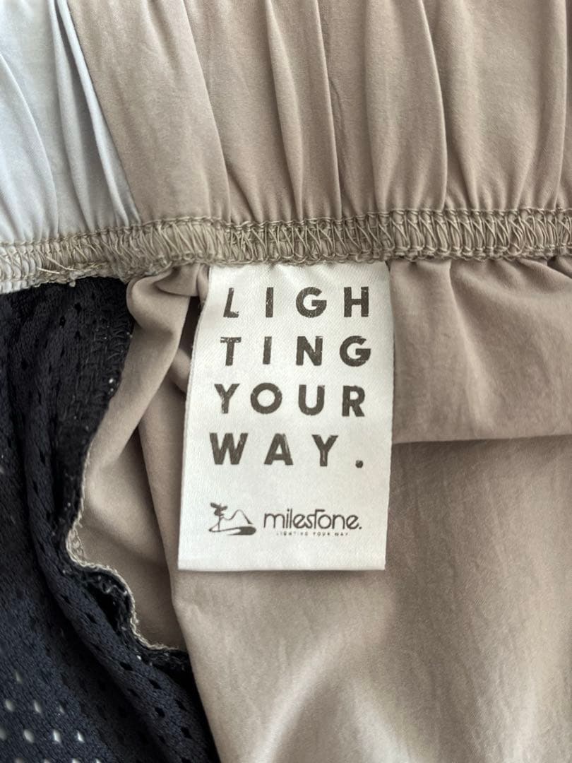 マイルストーン　Natty Shorts Kinako Beige