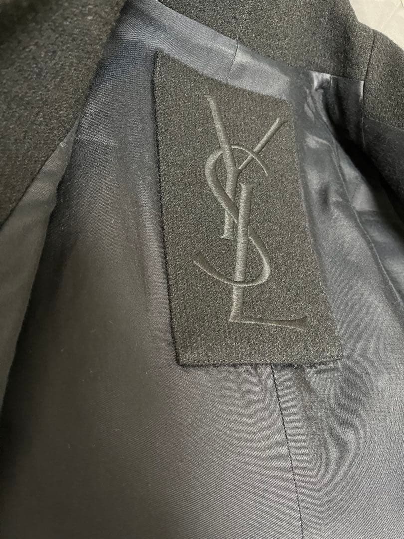 定価13万イヴ・サンローラン コレクション着ウールベスト ステファノ・ピラーティ