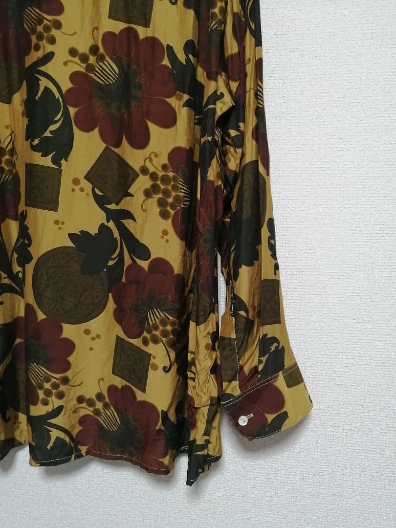 LE GARAGE 総柄 長袖シャツ Mサイズ フランス製