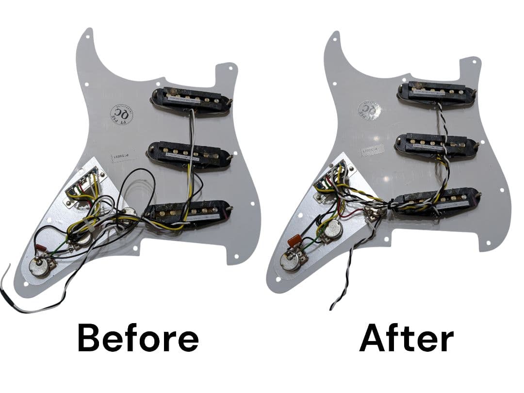 ギター Squire by fender stratocaster mod white