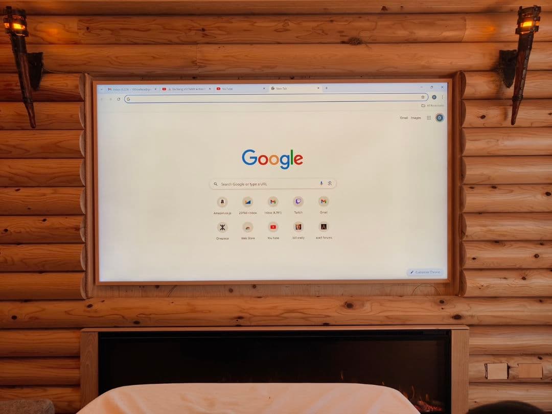 テレビ Samsung the frame 85v tv