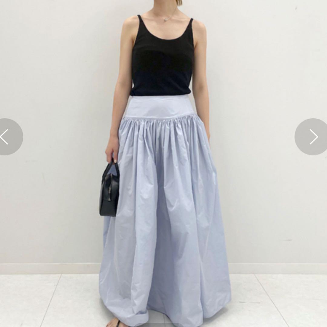 エディットフォールル　タフタギャザーマキシスカート