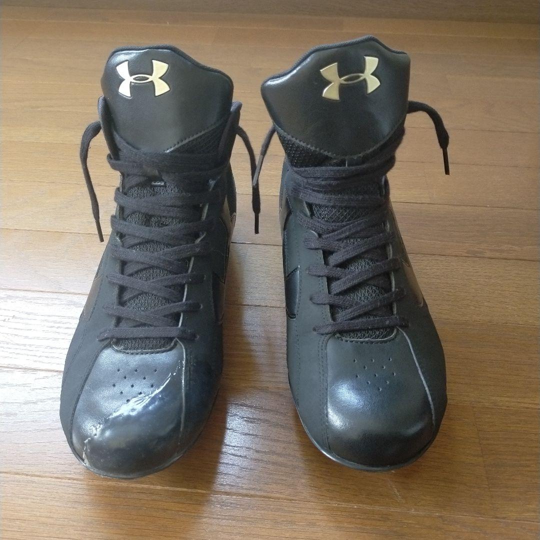 未使用　アンダーアーマー　野球　スパイク　ハイカット　ミドルカット　金具