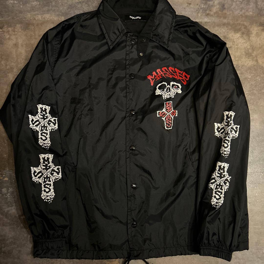 masses マシス コーチジャケット 新品未使用 キムタク 黒　新品未使用　M