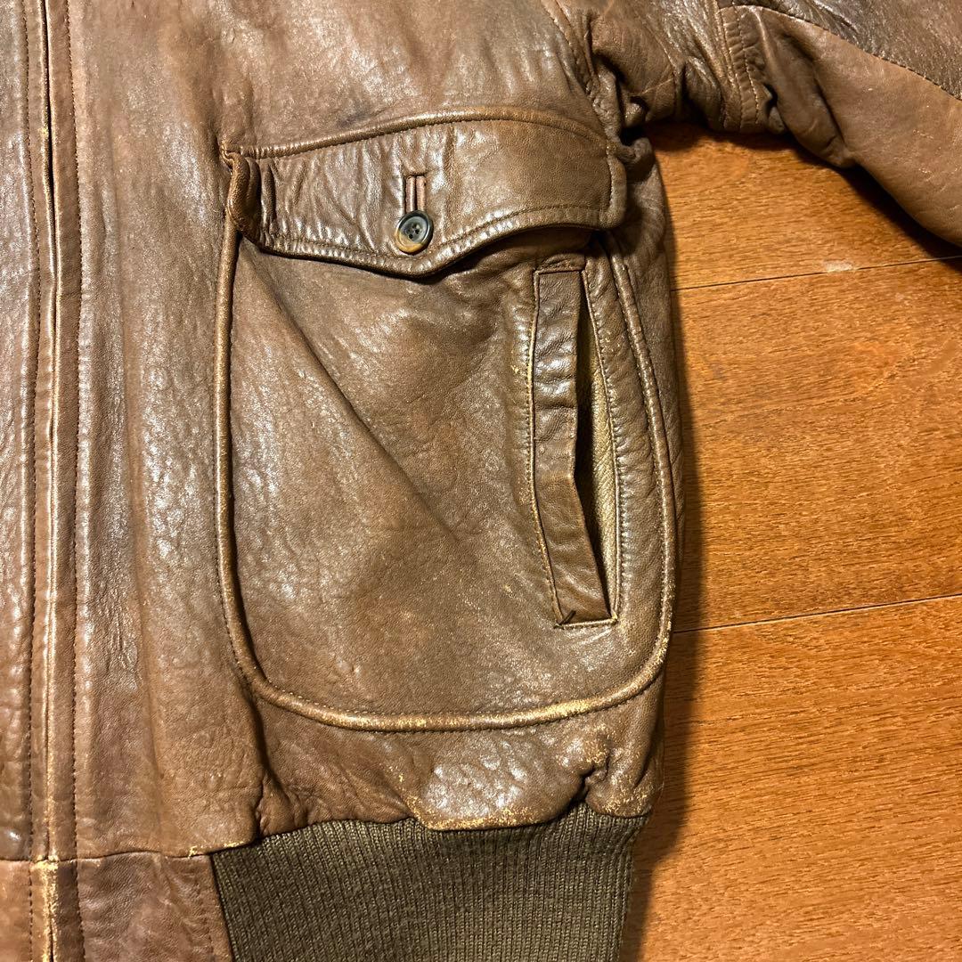 K*o様 BrooksBrothers シープレザーボンバージャケットG-1 A
