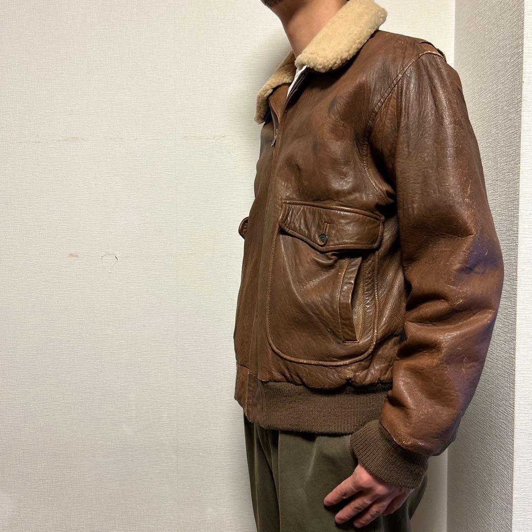 K*o様 BrooksBrothers シープレザーボンバージャケットG-1 A