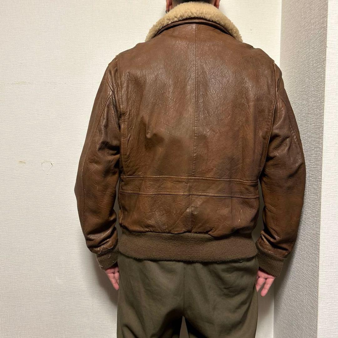 K*o様 BrooksBrothers シープレザーボンバージャケットG-1 A