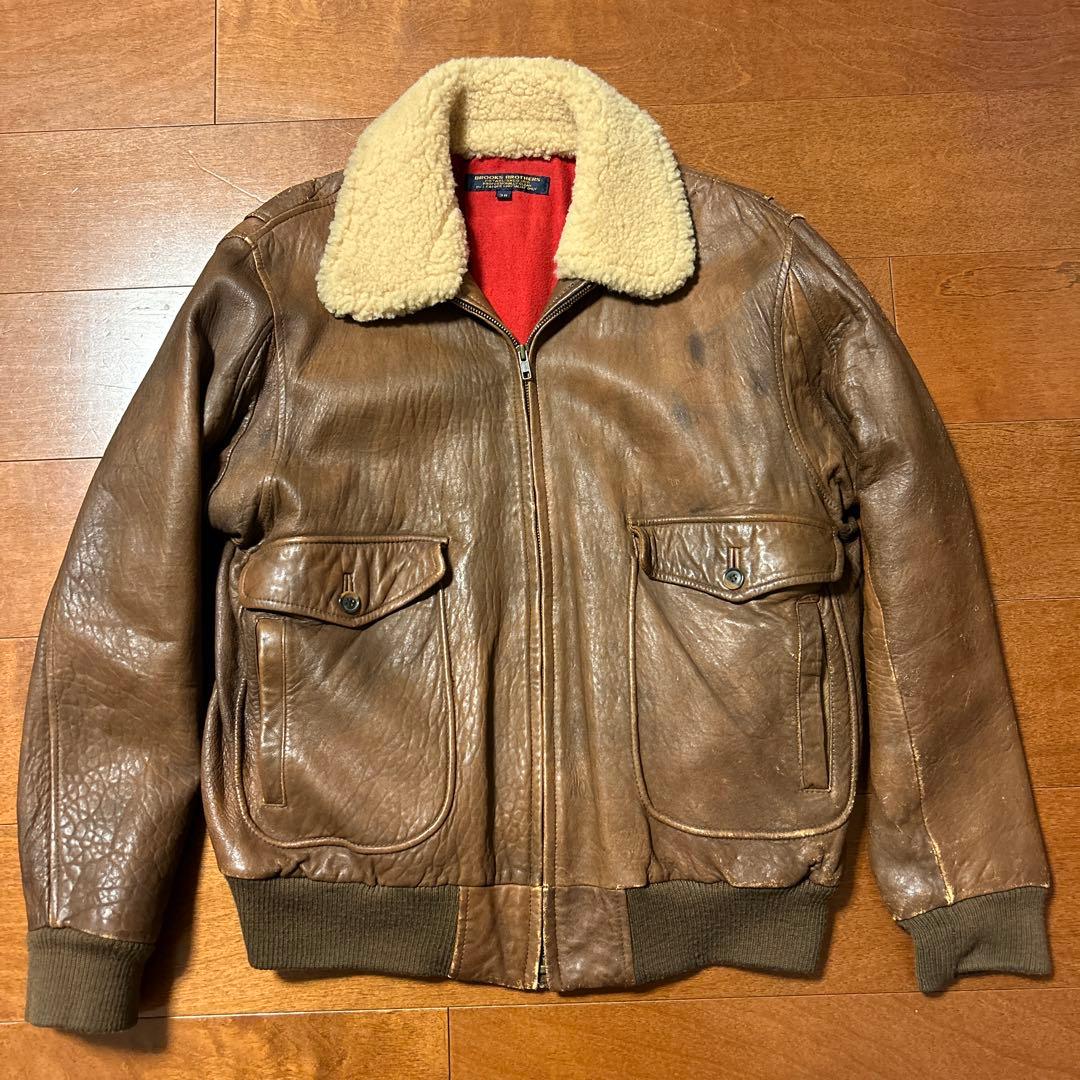 K*o様 BrooksBrothers シープレザーボンバージャケットG-1 A
