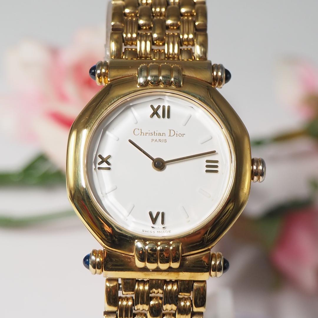 美品 クリスチャンディオール DIOR レディース 腕時計 H532