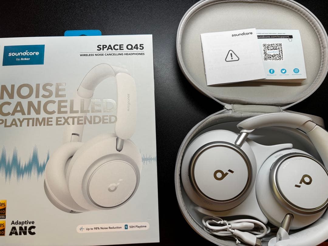 Anker Soundcore Space Q45 ホワイト白