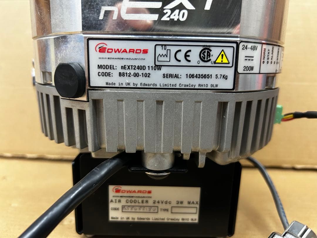 EDWARDS nEXT240D 110W ターボ分子ポンプ
