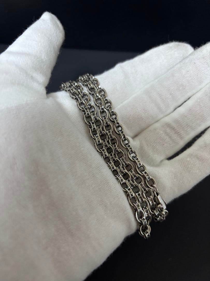 ネックレス ペーパーチェーン タイニー クロス シルバー アクセサリー