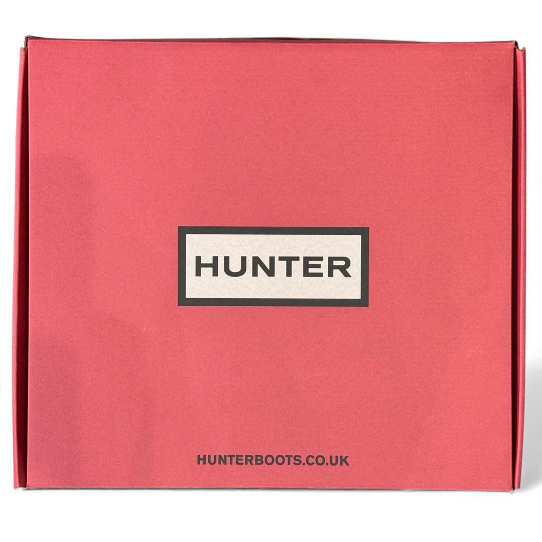 新品 HUNTER ハンター ミディアム レインブーツ ネイビー25cm 長靴