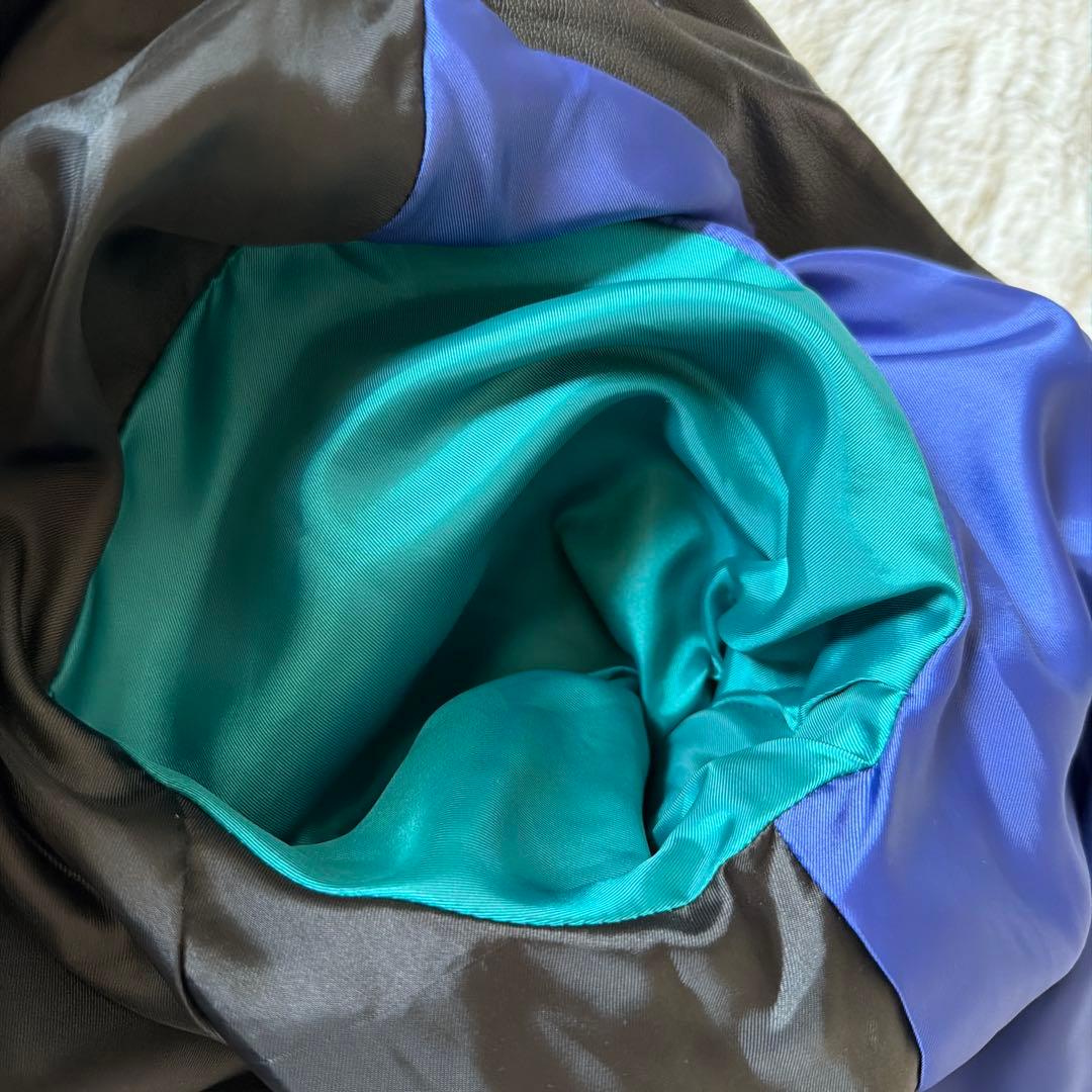 Paul Smith ブラックレザー ダブルライダースジャケット　ヤギ革　美品