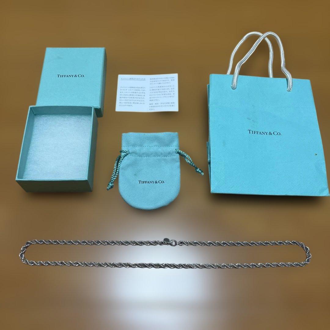 価格高騰中❗️ tiffany コンビ ツイストロープチェーン ビンテージ K18