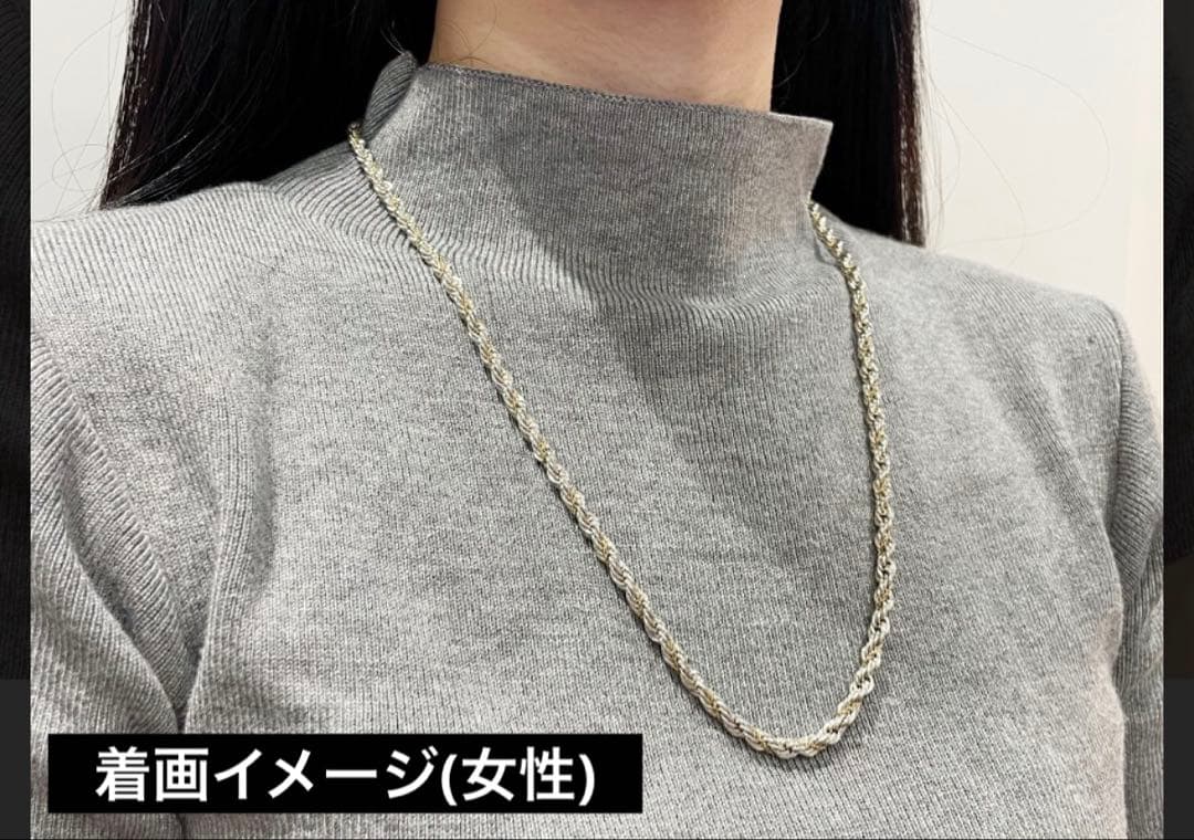 価格高騰中❗️ tiffany コンビ ツイストロープチェーン ビンテージ K18