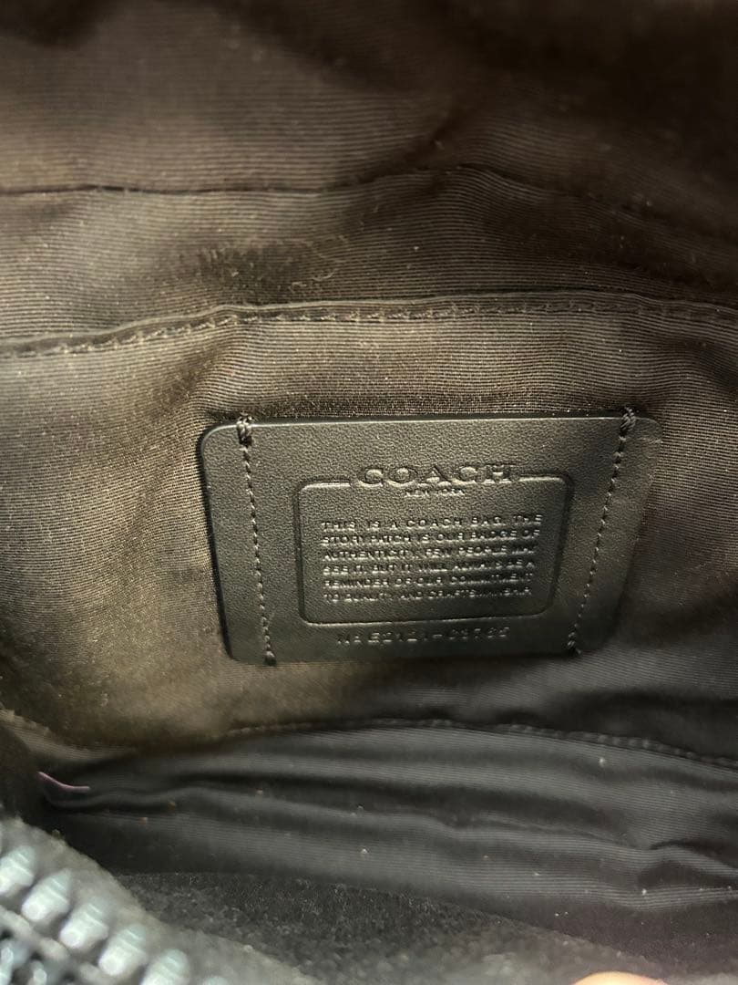 美品 コーチ COACH シグネチャー ボディバッグ ウエストバッグ C3765