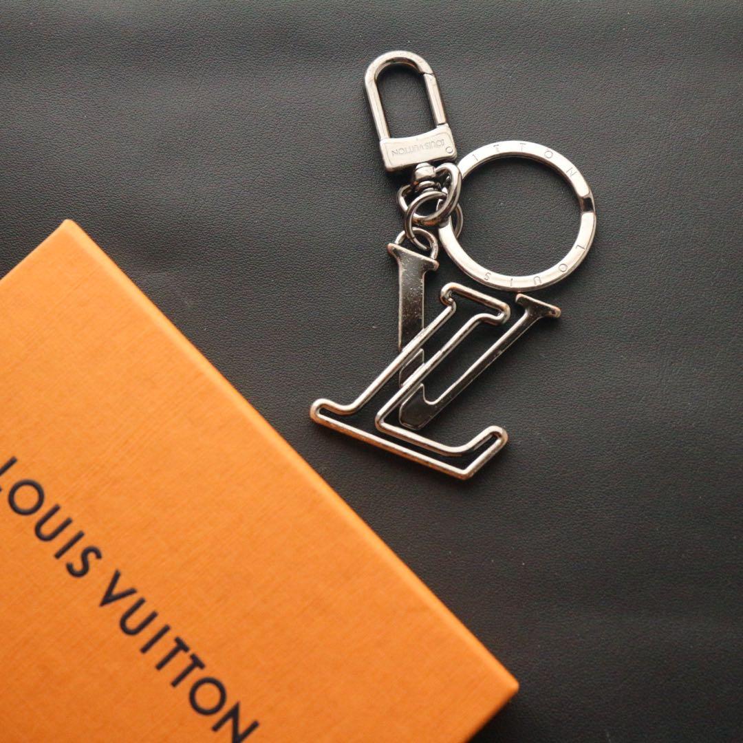 【中古】LOUIS VUITTON キーホルダーシルバーカラーM80217