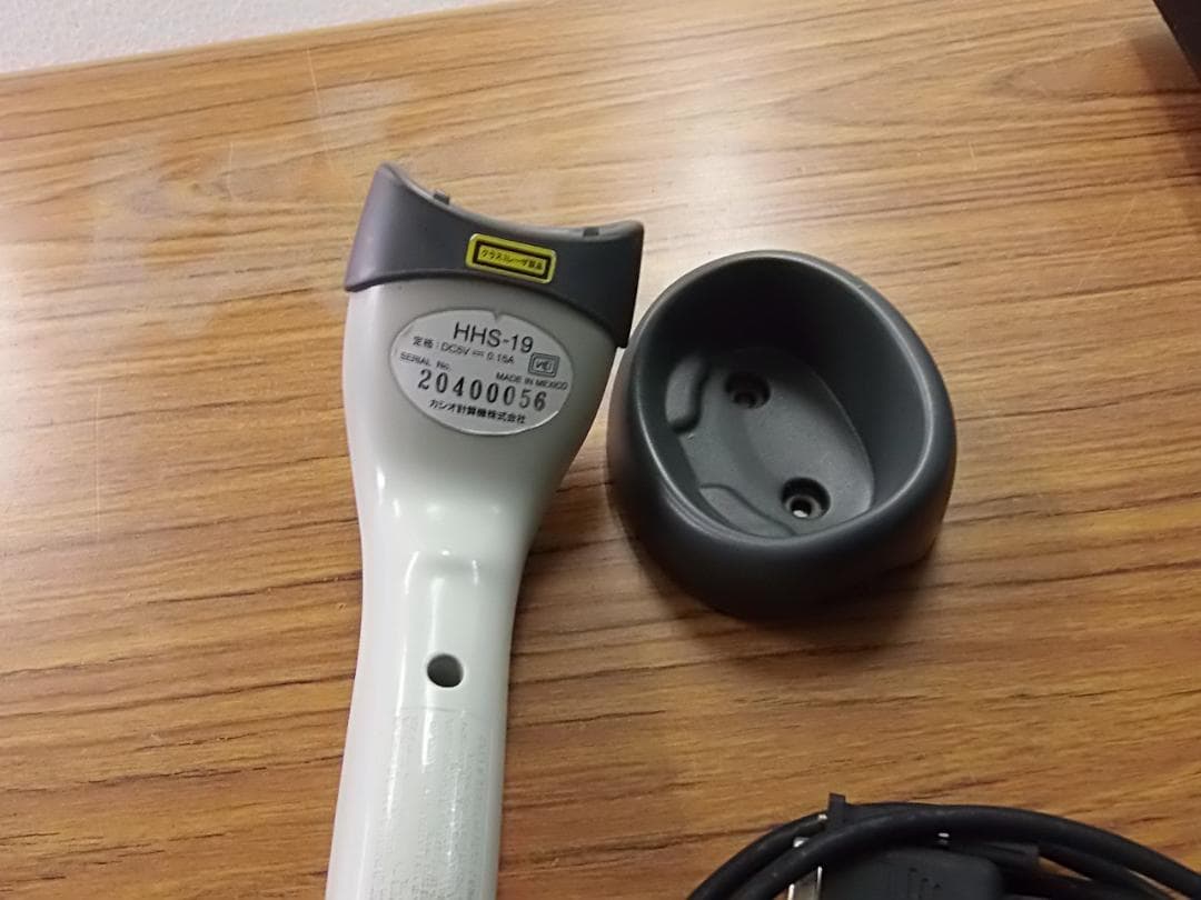 313CASIOカシオレジスター ハンド　スキャナー　HHS-19　2020年製