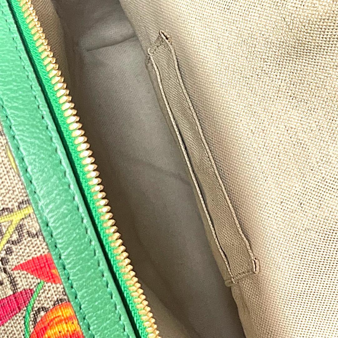 GUCCI グッチ オフィディア GGスプリーム フローラ リュック グリーン