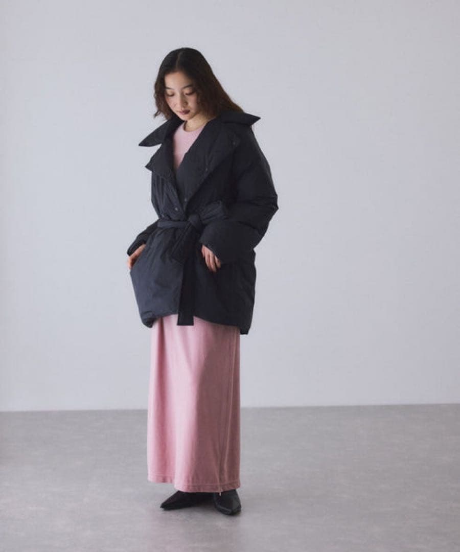 アダムエロペ ボタニカルベロアワンピース adametrope