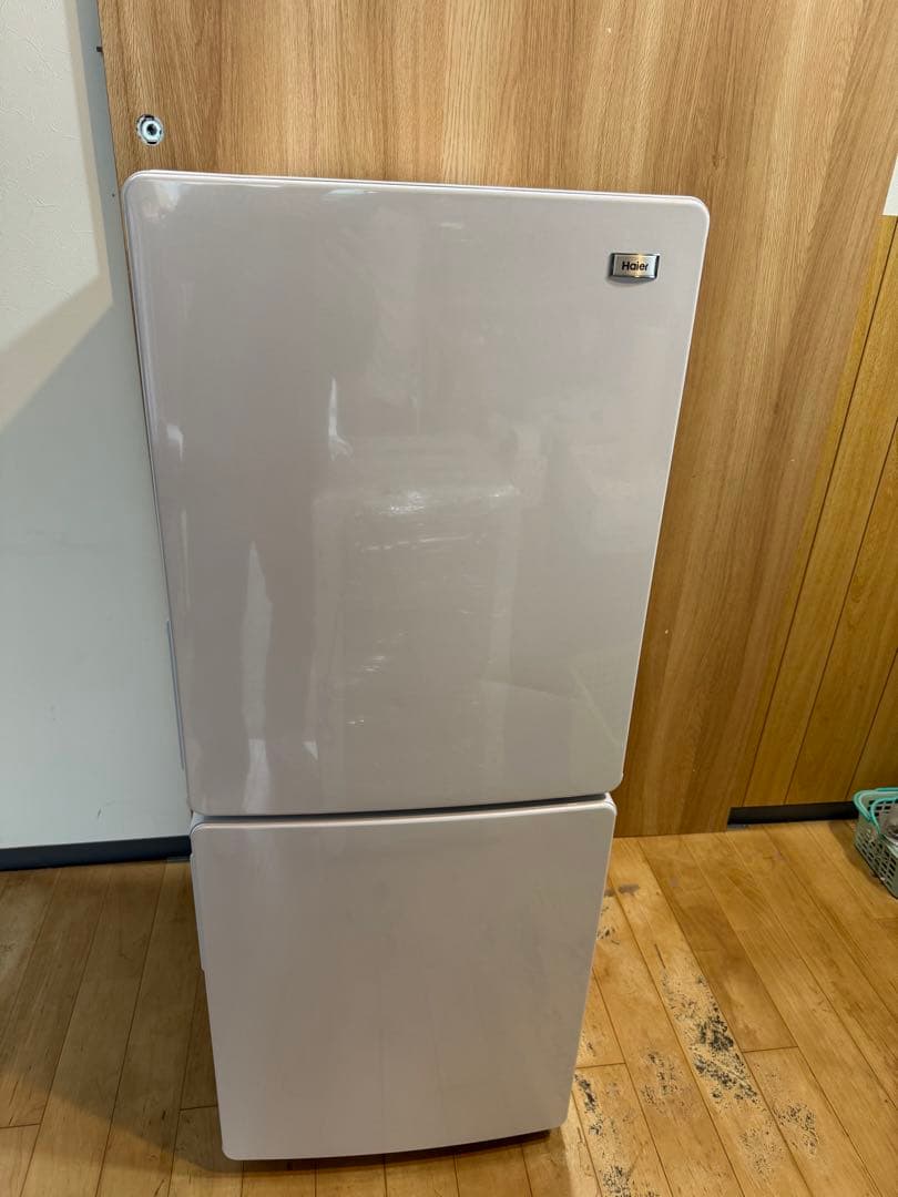 JR-NF148B-W トップフリーザー冷蔵庫 ライトピンク ホワイト