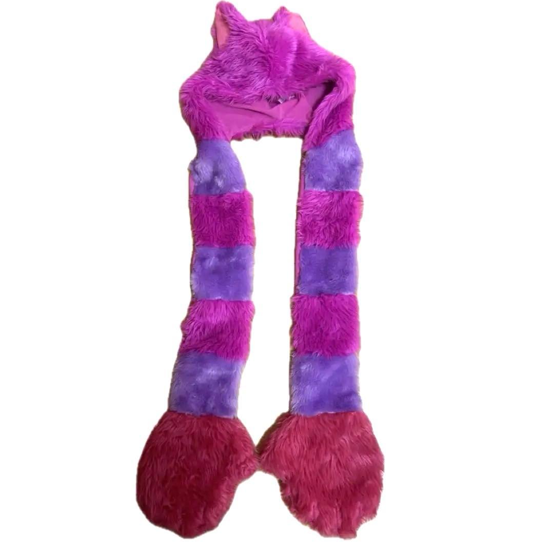 ディズニー チェシャ猫 ファンキャップマフラー