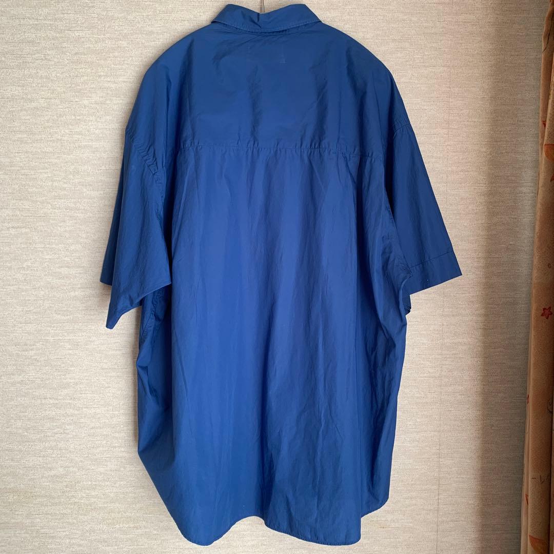 Graphpaper ブルー 半袖シャツ F